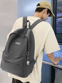 New Men's Classic Retro Canvas Nylon Multi-Functional Backpack, Autumn/Winter New Men's Functional Backpack, Large Capacity Travel Backpack, Multi-Functional Stylish Daily Backpack, Multi-Pocket Lightweight And Practical Bag, Large Capacity Simple Schoolbag, Convenient Schoolbag, Can Accommodate A 15.6-Inch Laptop Bag. Campus Casual Stylish Color-Blocked Simple Backpack, University Bag, Dad's Schoolbag, Student Schoolbag, Multi-Functional Schoolbag, Can Hold Books And School Supplies, Men's Vacation Backpack, Travel Essential Large Capacity Bag, Student Life Essential, Men's Must-Have Schoolbag, University Schoolbag, Back-To-School Supplies, Schoolbag, University Schoolbag, Large Capacity Bag, Multi-Pocket Lightweight Travel Bag, Large Capacity Simple Schoolbag, Convenient Schoolbag. Stylish Backpack. Men's Portable Classic Retro Canvas Backpack. - 彩色 - 查看 10