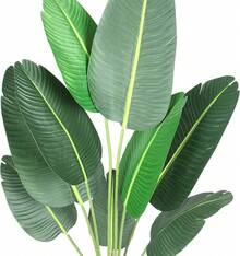 Árbol artificial de 60 pulgadas con 10 troncos de árbol falso, plantas falsas de 5 pies, plantas de plátano falsas con maceta, árboles artificiales para decoración del hogar, interiores y - 60 pulgadas - Ver 5