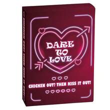 DARE GO LOVE New Bestselling Couple's Drinking Game Scratch Cards, Premium Quality, Promotes Intimate Relationship, Unlocks Warm Moments, Best Gift For Valentine's Day Date Night - Multicolor - View 1