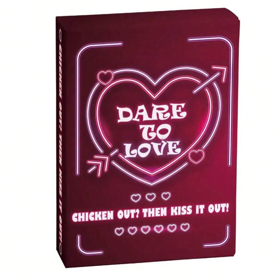 DARE GO LOVE New Bestselling Couple's Drinking Game Scratch Cards, Premium Quality, Promotes Intimate Relationship, Unlocks Warm Moments, Best Gift For Valentine's Day Date Night - Multicolor - View 1