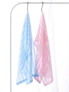 Juego de toallas de baño exfoliantes de malla, diseño de doble cara, adecuado para exfoliación suave y fuerte, exfoliación corporal eficiente, adecuado para ducha y cepillado de espalda. Material de malla de alta calidad, diseño de toalla con tira conveniente, toalla de fibra de pepino, adecuado para uso en piel suave, muy adecuado para uso diario - Multicolor - Ver 8