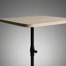 Ecommerc3 MOBLEKIT | Bàn phụ cho sofa hoặc giường ngủ bằng gỗ và kim loại, kiểu cố định hoặc điều chỉnh được với tùy chọn bánh xe, bàn làm việc nhỏ gọn cho gia đình - Miễn phí vận chuyển ✅ Giao hàng 24/48 giờ đến Tây Ban Nha (Bán đảo) - Bàn đen số 4: 45x29 cm - Xem 6