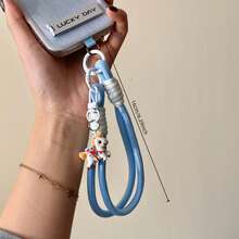 1 chiếc dây đeo cổ tay hình ngựa in chữ Tết Nguyên Đán, dây đeo điện thoại dễ thương có dây buộc, phụ kiện trang trí điện thoại, phù hợp với hầu hết các loại ốp lưng, miếng đệm có thể tháo rời, dành cho nam và nữ, chống mất và chống rơi, dây đeo cổ tay tiện dụng. - Nhiều màu - Xem 3