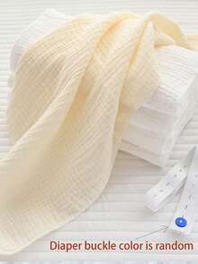 5片装婴儿棉纱布尿布，柔软吸水，新生儿可洗纱布尿布，多片装可替换，婴儿拍嗝巾，多功能毛巾 - 彩色 - 查看 3