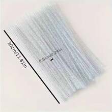 100/200/300/353件装大型雪花花形花茎套装，包含300根花茎和5支花茎 - 升级版DIY手工套装，非常适合母亲节、毕业典礼、家居装饰和节日礼物 - 彩色 - 查看 5