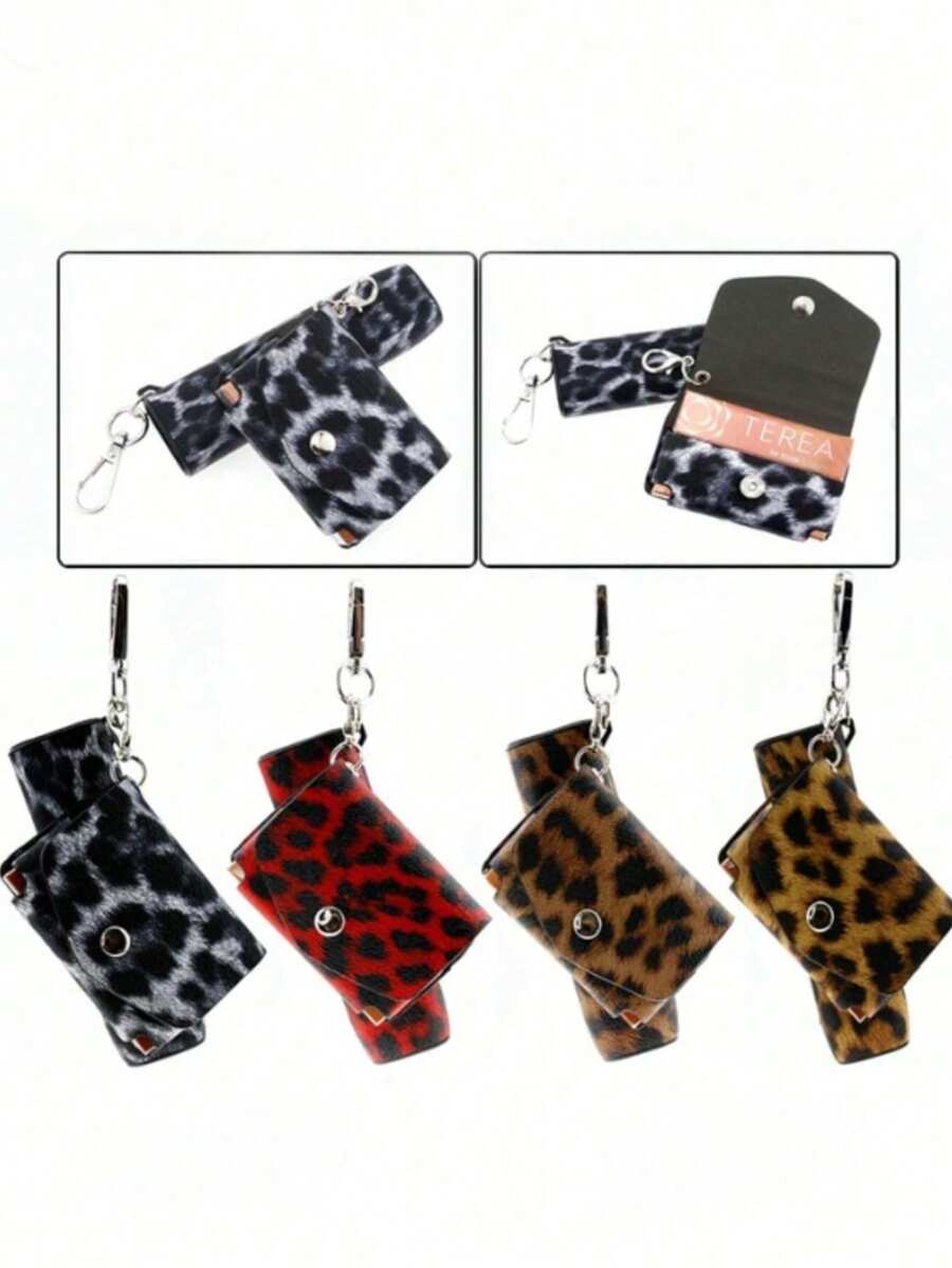 1pc Multifunctional Protective Case/Pouch For IQOO TEREA ILU ONE, Scratch-Resistant And Anti-Drop - Leopard - View 1