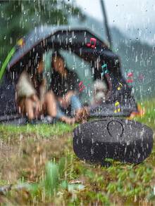 3英寸迷你钢舌鼓，6音，户外花园雨铃，钢鼓，花园雨铃，迷你手鼓，乐器，空心迷你鼓，钢弹簧鼓，碳钢手鼓，雨铃，打击乐器 - 彩色 - 查看 2