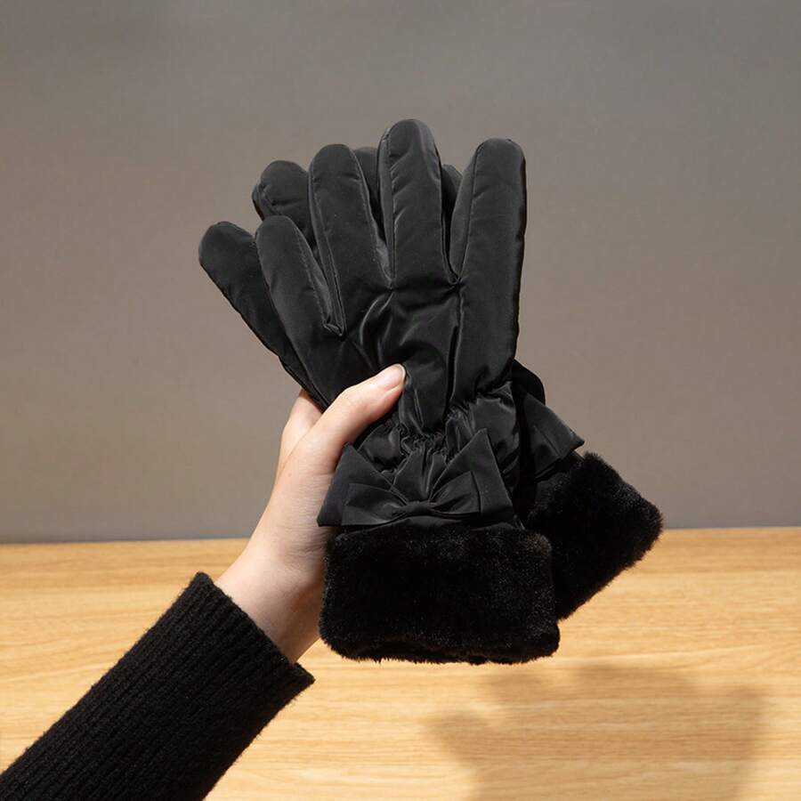 Women Driving Gloves - Black - View 1