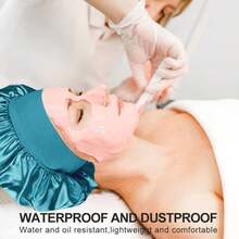 2pcs Stretchy Knit Beanie Hats, Silk Satin Finish Caps Hair Sleep Cap - Black - View 7