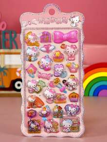 Anime Cartoon, Cute Animal 3D Relief Stickers, Decorative Stickers For Mobile Phone Cases, Desktop, Computer, Versatile Decorative Stickers (Some Styles May Have Color Variations, Randomly Sent)