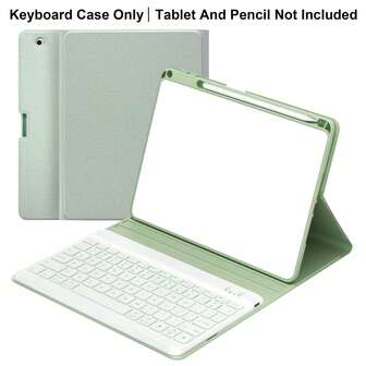 Avtagbart trådlöst bakgrundsbelyst tangentbordsfodral för iPad 5:e/6:e generationen (2017/2018), 9,7-tums iPad Air 2, Smart Flip Cover-skyddsfodral