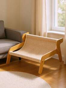 二合一大型剑麻猫抓柱兼猫窝，耐用、干净的猫床兼沙发