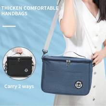 1 件全新免提保温袋，可重复使用保温袋，采用防漏设计，适合工作、露营、旅行、多种携带方式、非食品接触、返校、户外携带袋 - 彩色 - 查看 6