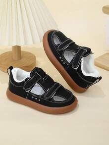 Toddler Boys/Girls Closed Toe Sandals, Infant Soft Bottom Anti-Slip Anti-Kick Functional Sandals - Black - View 6