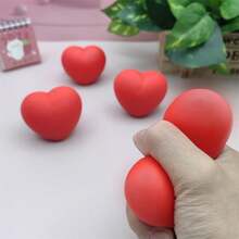 1/3pcs Heart Squeeze Toy, Stress Relief Novelty Toy, Cartoon Heart Squeeze Toy, Flour Ball Decompression Toy, Valentine's Day Supplies, Stress Relief Toy, Creative Toy. Valentine's Day, Valentine's Day Gift, Gift For Men, Gift For Women - Multicolor - View 8