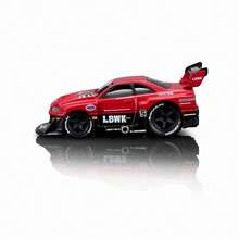Maisto 肌肉车系列 1/64 MM Liberty Walk 1999 日产 Skyline GT-R R34 红/黑合金模型车 - 紅色 - 查看 4