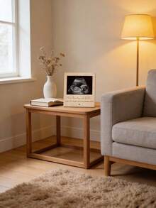 木质婴儿相框，孕期纪念相框，适合作为礼物送给妈妈、妻子、女友、爸爸、闺蜜、宝宝