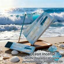 海洋鼠尾草香薰棒 - 仿木香薰棒，散发清新海盐香气，适合冥想、瑜伽、水疗及节日送礼（汉心风格包装），媲美真木香薰棒。 - 海洋鼠尾草 - 查看 8