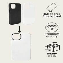 Funda de teléfono 2 en 1, con imagen de líneas abstractas, protección 3D completa, superficie mate a prueba de polvo, función de amortiguación integrada, color duradero, tacto suave, diseño de impresión de cobertura total. Compatible con phone17/16/15 pro/promax/plus/14/13/12/11/galaxy S21/22/23/24/25 PLUS/ULTRA - Blanco - Ver 10