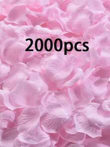 2000pcs Artificial Red Rose Petals,Romantic Handmade Flowers,Suitable For Wedding Party Room Layout Home Decoration,Birthday Decoration,Table Centerpieces,Bedroom Decoration,Room Decoration,Bathroom Decoration,Valentine's Day Gift,Graduation Decoration, Valentine's Day Decoration