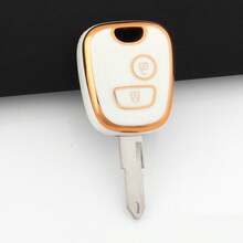 1pc Car Remote Key Fob Cover Protector Suitable For Peugeot 307/206/207/Citroen C2/Picasso, Durable Soft TPU Protection, Ideal Gift - Multicolor - View 9