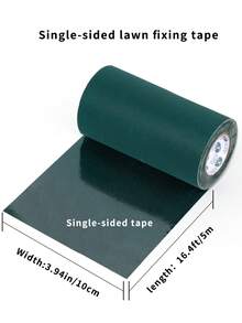 16.4-Foot Artificial Turf Tape, Self-Adhesive Turf Joint Tape, Double-Sided/Single-Sided Turf Repair Tape, Available In Various Widths, Dark Green, Suitable For Patios, Gardens And Sports Fields.Gardening Tools - Dark Green - View 14