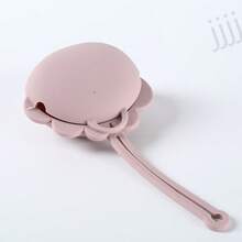 Personalized Pacifier Box With Name And Pattern, Silicone Small Pouch, Keychain, Baby Stroller Pendant, Customized Gifts With Name And Pattern (Lion, Rabbit Style)