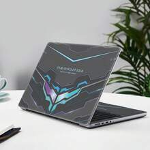 2pcs Printed Pattern DIY Scratch-Resistant Protective Stickers For 15.6-16 Inch Laptops, Compatible With HP, Apple, Asus, Compaq, - Multicolor - View 10