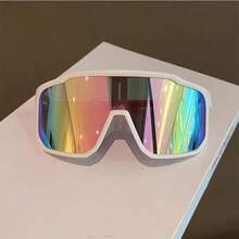 1 Pc, Adult Bicycle Goggles, Fashionable And Colorful Bicycle Goggles, Outdoor Sports Goggles, Mountaineering Goggles, Marathon Goggles, Windproof Mountaineering Goggles, Off-Road Bicycle Goggles, Fishing Goggles - Multicolor - View 9