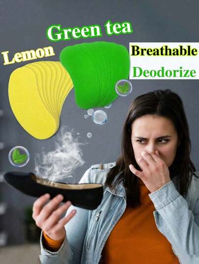 30pcs Lemon Scented Shoe Deodorizer Pads, Long-Lasting Fragrance, Fresh Shoe Insoles, Effectively Controls Odor, Enhances Comfort, Disposable Absorbent Shoe Pads, Suitable For All Shoe Types - Made With Natural Materials Insulation, Galentines, Puppy, Carnival,Shoe,Spring Summer Picks,Brides Maid Gifts,Room,Bedroom Decor,Beach,Travel,For Men,For Women,Vacation,Women's Day,Travel Essentials,Wedding Favours,Y2k,Bedroom,Car Accessories Women,Kitchen Decor,Cute Stuff