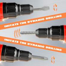 SANCO Taladro Eléctrico para Niños - Juego de Herramientas con Sonido y Acción Realistas, Incluye Tornillos, para Niños de 3 a 5 Años (Rojo)