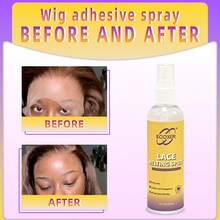 Lace Wig Glue Spray / Lace Wig Glue Set; Suitable For Lace Wig Styling, Transparent Water-Based Spray Dries Quickly, Super Sticky, Waterproof And Sweat-Proof