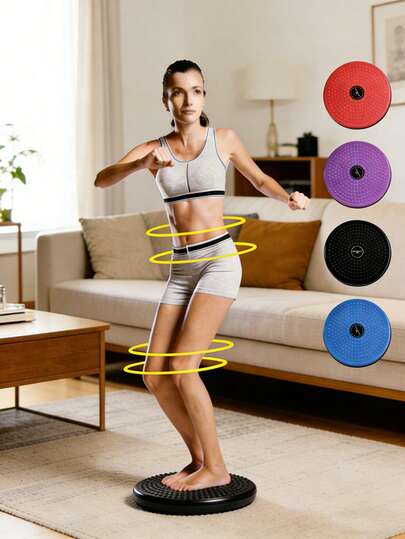 Granular Waist-Twisting Disc, Household Rotating Disc, Waist-Twisting Machine, Fitness Equipment, Training Machine, Dancing Waist-Twisting Machine