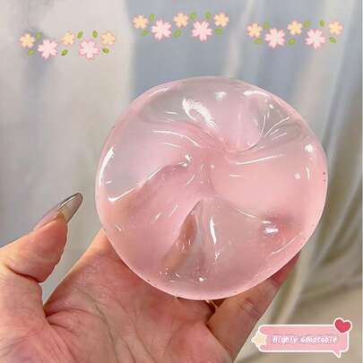 1pc Handmade Cherry Transparent Pink Squishies Creative Toy, Viral Sensation Malt Candy Stress Relief Gift - Birthday Gift - Easter Gift - Valentine's Gift - Gift - Toy - Easter - New Arrival Bestseller - New Arrival Hot Seller - New Arrival - New Toy - Dress Up Toy - Creative Toy