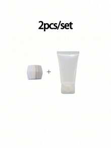 塑料牙膏管和洗面奶适配器，带补充装瓶，方便的牙膏和洗面奶补充装，化妆品软管瓶，洗面奶凝胶软管，牙膏分配器工具套装，家居用品，旅行套装（带挤压器） - 彩色 - 查看 7