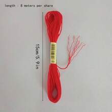 250 Colors Embroidery Floss, Colorful Polyester Cross Stitch Thread, DIY Handwork Embroidery Yarn, Random Color - Multicolor - View 7