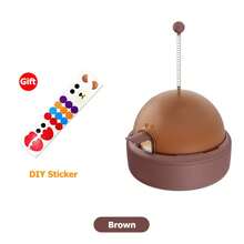 JUJU SHOU 1pc Interactive Pet Feeder Toy - With DIY Stickers, Built-In Battery, USB Rechargeable, Promotes Intelligence Development And Healthy Feeding, Fun Feeding Toy, Pet Training Puzzle Toy, Suitable For Cats And Small/Medium Dogs