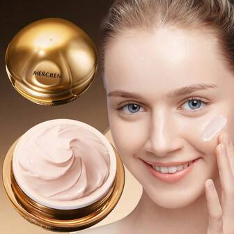 MERCILEN 50g Crema nutritiva y humectante de lujo con setas soñadoras y ganoderma, apta para todo tipo de piel, hidratante, humectante, iluminadora, suavizante, reafirmante, antiarrugas