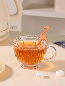 2pcs Crane Shaped Tea Infuser, Separable Tea Leaf And Water, Tea Cup Tea Strainer, Multifunctional Filter, Suitable For Tea Leaves, Coffee Grounds, Spices, Etc. - Multicolor - View 3