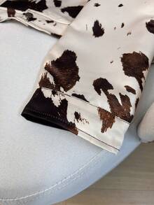 Áo khoác nữ GMFP dáng rộng, thanh lịch, cổ ve lật, tay dài, in họa tiết, thích hợp cho các lễ hội âm nhạc/mùa cưới, kỳ nghỉ xuân/hè. - Nhiều màu - Xem 8