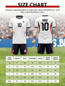 Customized 2026 World Cup England National Football Team Uniform Set With Personalized LOGO, Numbers, Team Name And Player Names. Sports White - White - View 2
