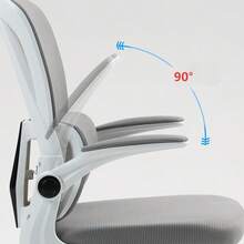 Silla Oficina Ergonomica Con Respaldo Soporte Lumbar Separado - Gris - Ver 6