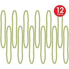 Beistle 50570- Party Beads, Small Round, 12/Card, Light Green(Tala Única 12 piezas) - Multicolor - Ver 4