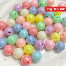 Yiwu Qiyou Accessories Co., LTD 1包6/8/10/12/14/16毫米时尚混色珠子，适合女性DIY首饰制作 - 彩色 - 查看 8