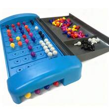 密码破解棋盘游戏 - 经典智力对抗益智玩具，逻辑思维开发家庭娱乐游戏，居家、旅行、节日、生日、圣诞节、聚会、新年理想礼物 - 彩色 - 查看 6