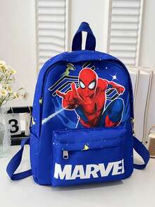 蜘蛛侠卡通印花小背包单肩包，轻便圣诞礼物，送给家人和朋友（印花图案位置随机）