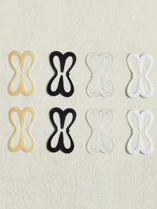 1pc Bra Anti-Slip Clasps, Dragonfly-Shaped Back Cross Bra Clasps, Shoulder-Sliding Plastic Anti-Drop Invisible Bra Buttons With Detachable Fasteners, Bra Strap Holders For Racerback Style, Anti-Slip Invisible Strap Clips