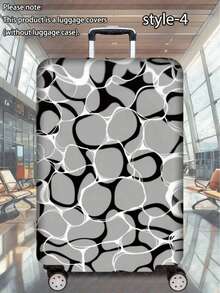 1件装，300克/平方米旅行系列印花图案，是商务旅行、暑假旅行和返校旅行的理想之选。这款耐用、防刮的涤纶保护套男女皆宜，可有效防尘且易于清洁。是户外度假的必备旅行配件（适用于20-28英寸的行李箱）。 - 彩色 - 查看 33