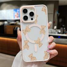 Funda Magnética para Teléfono Compatible con iPhone 17 Air/16/15/14/13/12/11 Pro, Pro Max, Plus, X/XS/XS Max, Compatible con Samsung Galaxy S22/S23FE/S24FE Plus, Ultra, Marco de TPU + Marco de Lente Independiente, Anillo Magnético Incorporado Adsorción Instantánea MagSafe, Serie de Colores Macaron, Combinaciones de Múltiples Colores - Negro - Ver 9