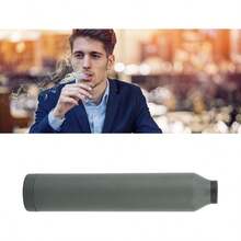 Cenicero portatil de mano para coche ideal para fumar en interiores y exteriores sin bandeja de ceniza diseño compacto y practico - Verde - Ver 6